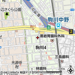 釈迦堂　榎本仏壇店周辺の地図
