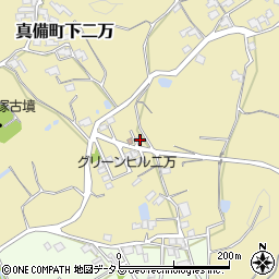 岡山県倉敷市真備町下二万1353-51周辺の地図