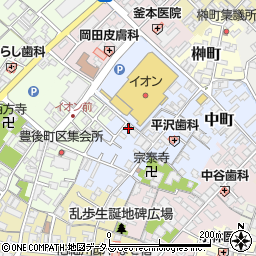 三重県名張市元町447-1周辺の地図