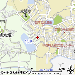 奈良県生駒郡平群町越木塚2-10周辺の地図