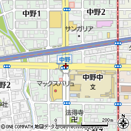 中野町周辺の地図