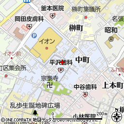 三重県名張市元町391-4周辺の地図