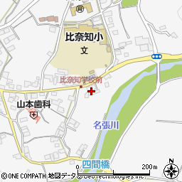 三重県名張市下比奈知1396周辺の地図