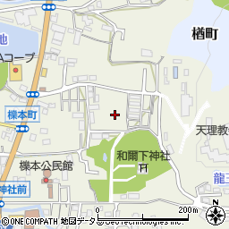 奈良県天理市櫟本町2331周辺の地図
