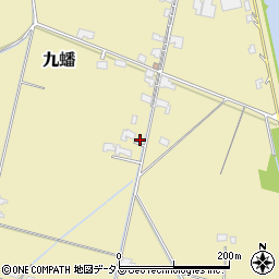 岡山県岡山市東区九蟠354周辺の地図