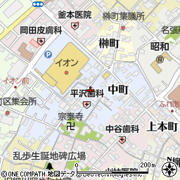 三重県名張市元町391周辺の地図
