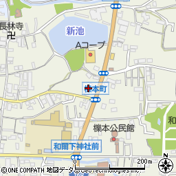 奈良県天理市櫟本町2238周辺の地図