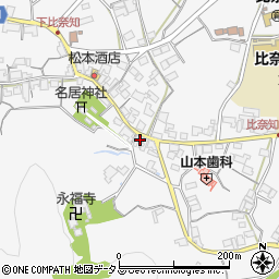 三重県名張市下比奈知1915周辺の地図