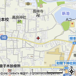 奈良県天理市櫟本町2223周辺の地図