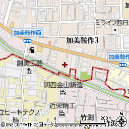 西井金属周辺の地図