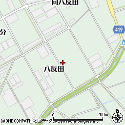 愛知県田原市赤羽根町（八反田）周辺の地図