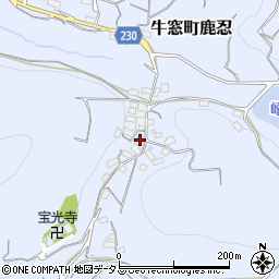 岡山県瀬戸内市牛窓町鹿忍4256周辺の地図
