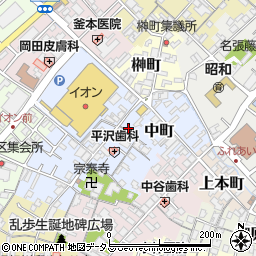 三重県名張市元町390周辺の地図