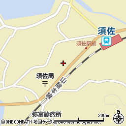 須佐自動車周辺の地図