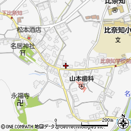 三重県名張市下比奈知1876-1周辺の地図