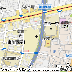 大阪市立助産師学院周辺の地図