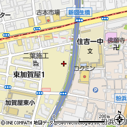 大阪市立助産師学院周辺の地図