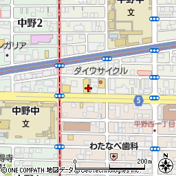 トヨタカローラ南海平野店周辺の地図