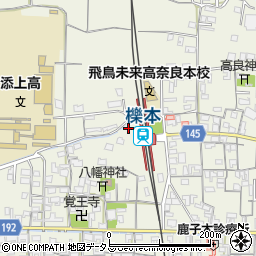 奈良県天理市櫟本町1417周辺の地図