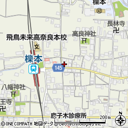 奈良県天理市櫟本町1444周辺の地図