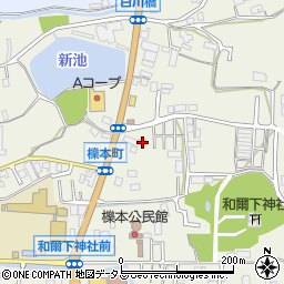 奈良県天理市櫟本町2357周辺の地図