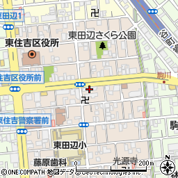 グランママ駒川店周辺の地図