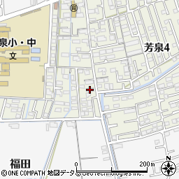 サニーパル芳泉２周辺の地図