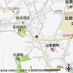 三重県名張市下比奈知1868-3周辺の地図