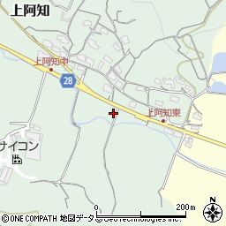 岡山県岡山市東区上阿知799周辺の地図