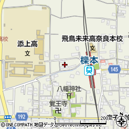 奈良県天理市櫟本町1414周辺の地図