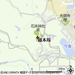 奈良県生駒郡平群町越木塚736周辺の地図