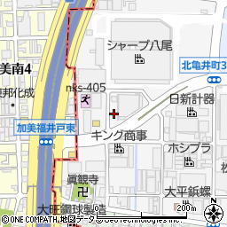 大阪府八尾市北亀井町3丁目2-24周辺の地図