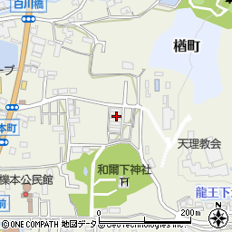 奈良県天理市櫟本町2321周辺の地図