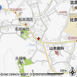 三重県名張市下比奈知1868-1周辺の地図