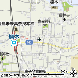 奈良県天理市櫟本町1461周辺の地図