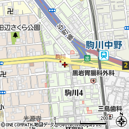 第一ゼミ佑学社東住吉教室周辺の地図