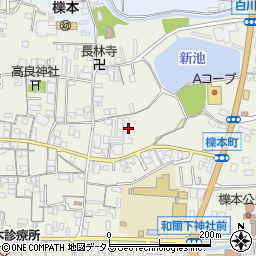 奈良県天理市櫟本町2230周辺の地図