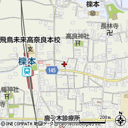 奈良県天理市櫟本町1441周辺の地図