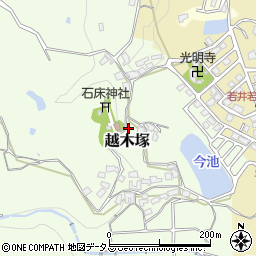奈良県生駒郡平群町越木塚727-3周辺の地図