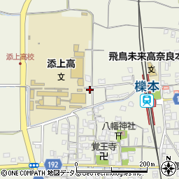 奈良県天理市櫟本町1405周辺の地図