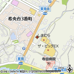 丸源ラーメン名張店周辺の地図