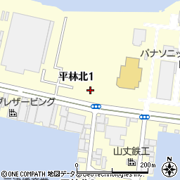 大阪府大阪市住之江区平林北周辺の地図