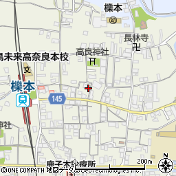 奈良県天理市櫟本町1462周辺の地図