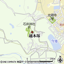 奈良県生駒郡平群町越木塚52周辺の地図