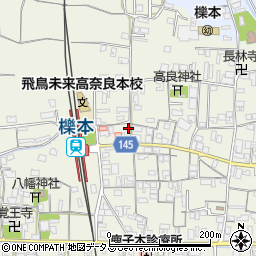 奈良県天理市櫟本町1437周辺の地図