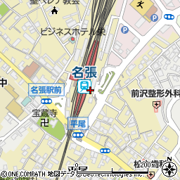中京銀行名張駅前 ＡＴＭ周辺の地図