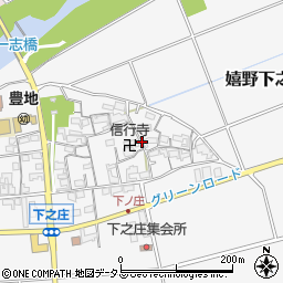 三重県松阪市嬉野下之庄町周辺の地図