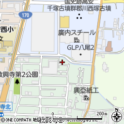 坂本庭園周辺の地図