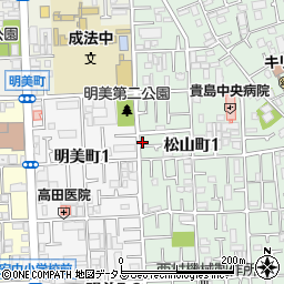 大阪府八尾市松山町1丁目5-28周辺の地図