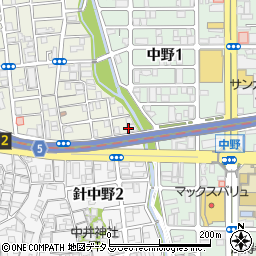 大阪府大阪市東住吉区西今川4丁目38周辺の地図